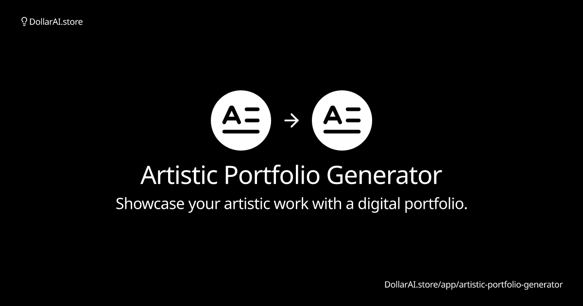 artistic-portfolio-generator