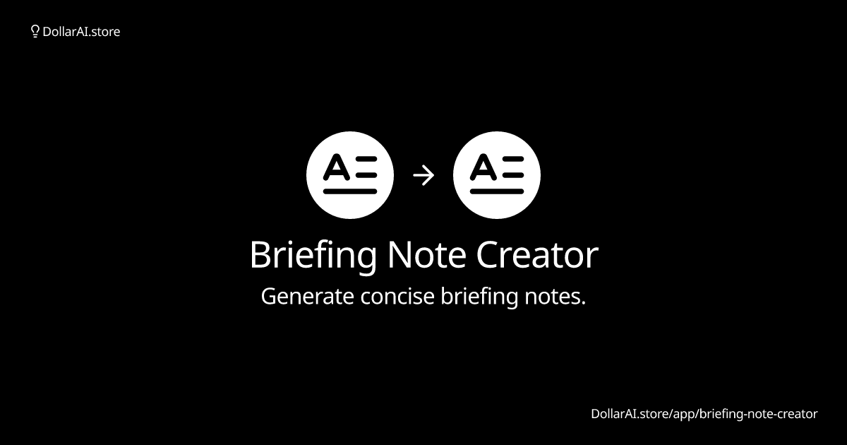 briefing-note-creator