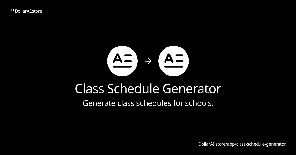 class-schedule-generator