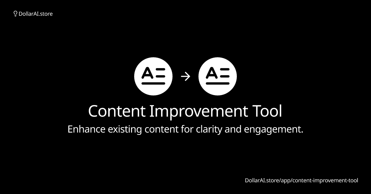 content-improvement-tool