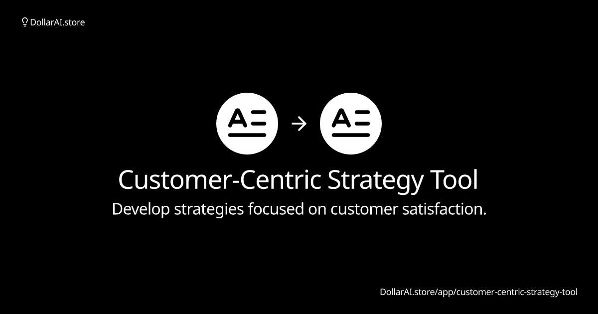 customer-centric-strategy-tool