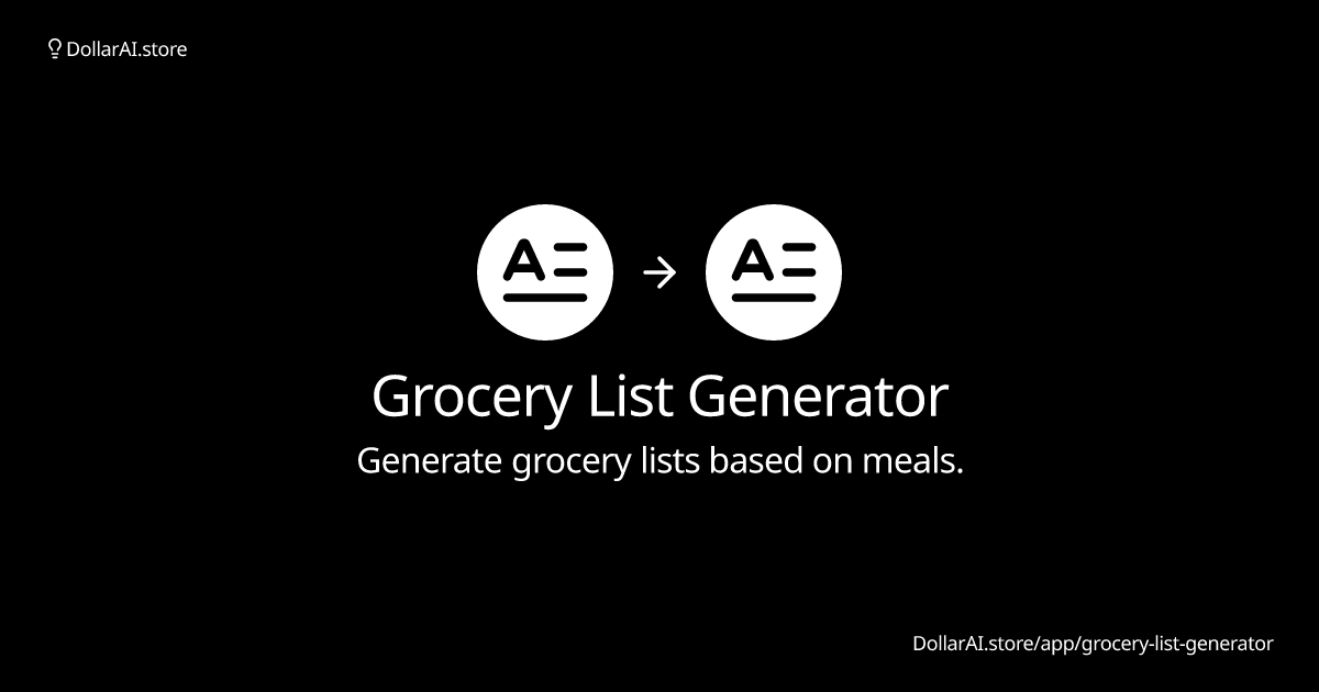 grocery-list-generator