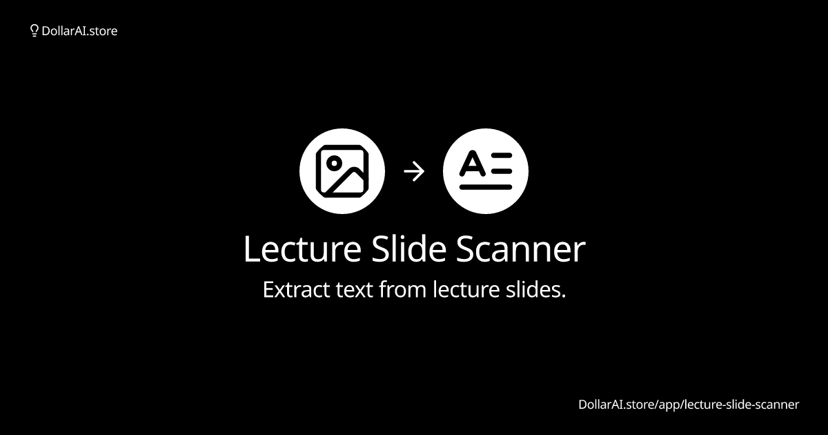 lecture-slide-scanner