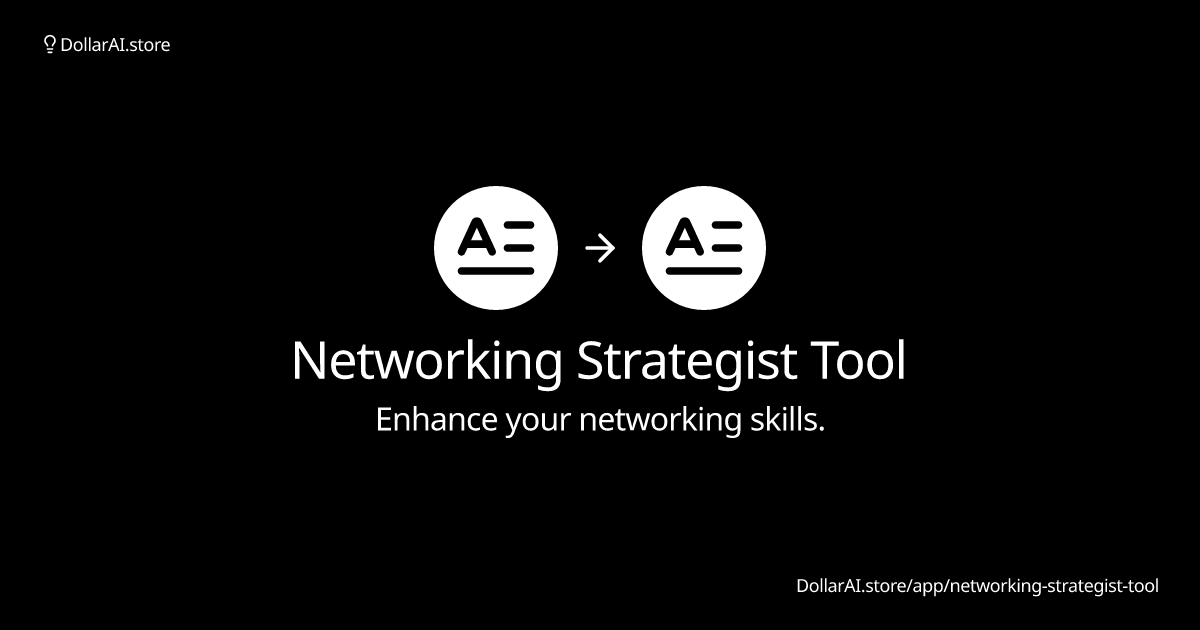 networking-strategist-tool