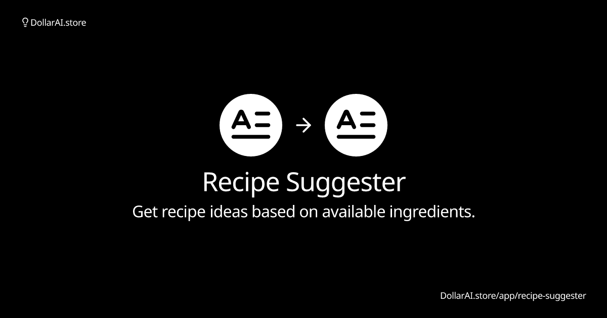 recipe-suggester