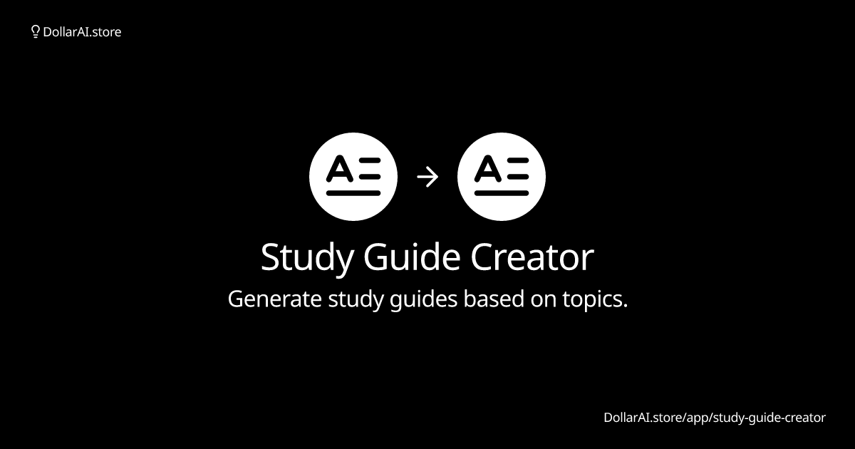 study-guide-creator